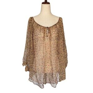 Mes Demoiselles Amarante Metallic Blouse Revolve Medium